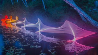 Gorgeous Light Pictures Show the Ways People Move Through Water